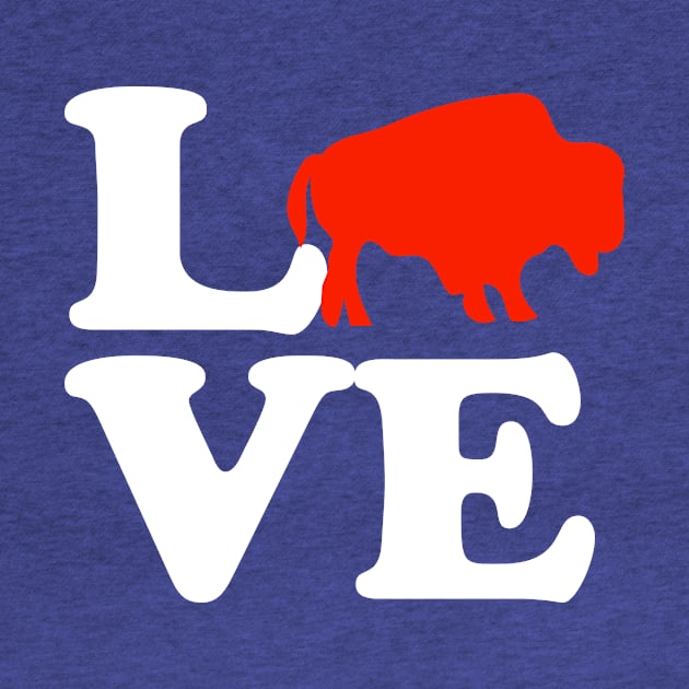 Wild American Bison Buffalo Valentines Day Love by PodDesignShop